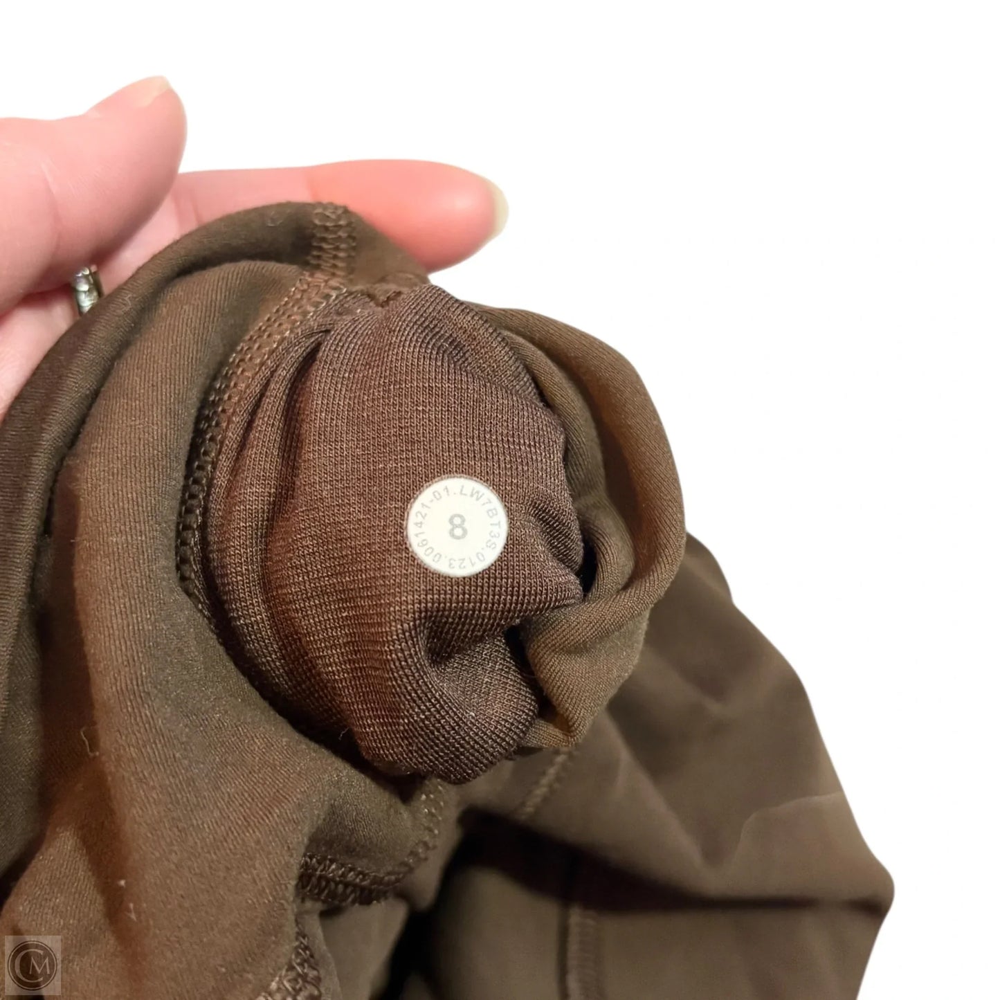 Athletic Shorts By Lululemon In Brown, Size: M