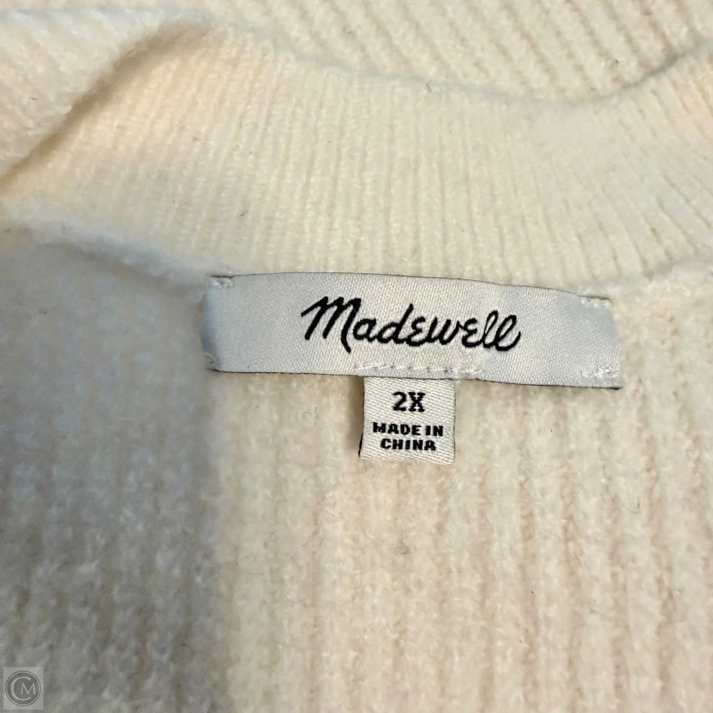 Sweater By Madewell In Cream, Size: 2x
