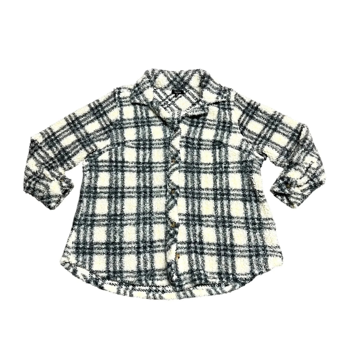Jacket Shirt By Torrid In Plaid Pattern, Size: 1x