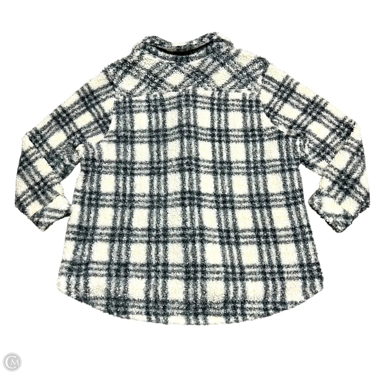 Jacket Shirt By Torrid In Plaid Pattern, Size: 1x