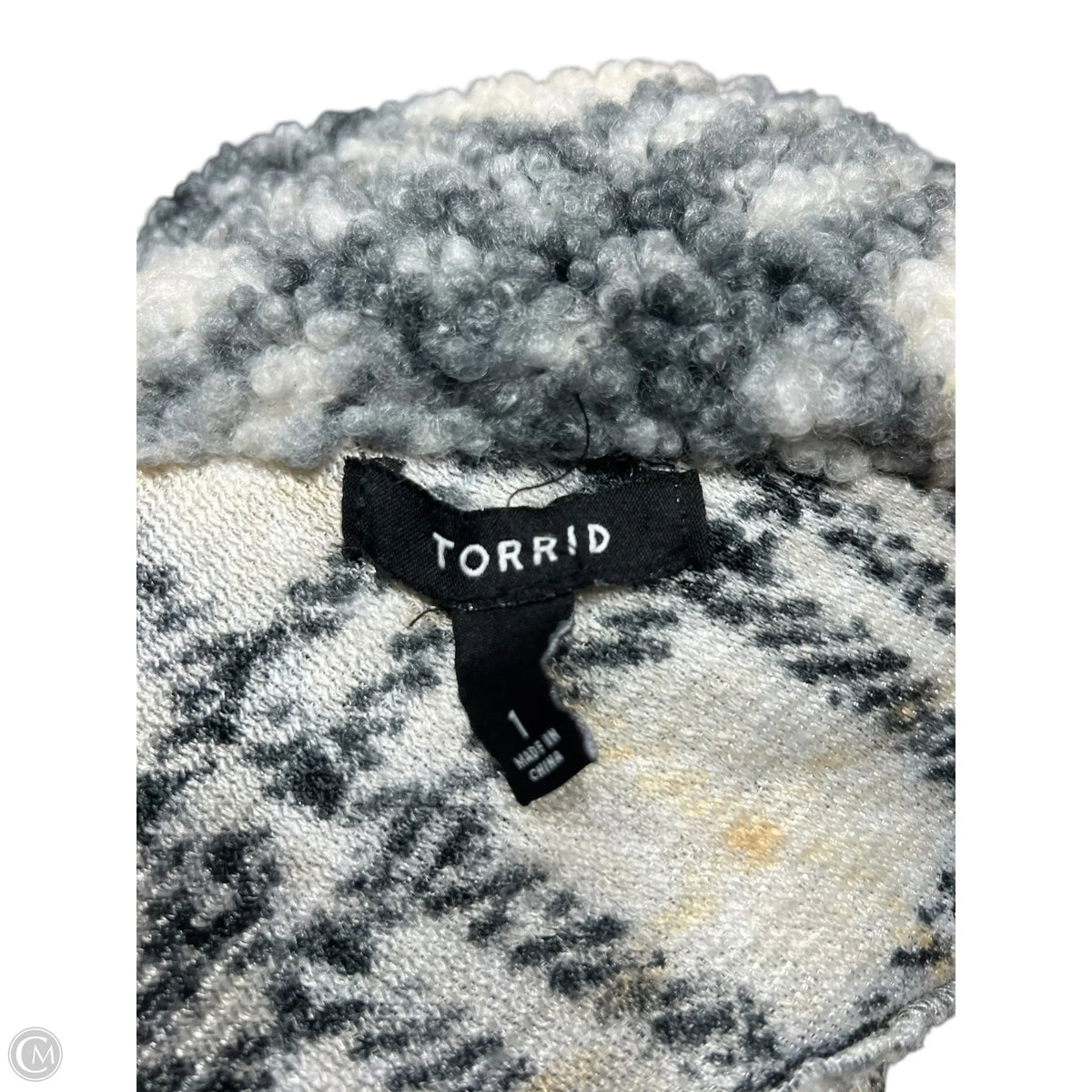 Jacket Shirt By Torrid In Plaid Pattern, Size: 1x