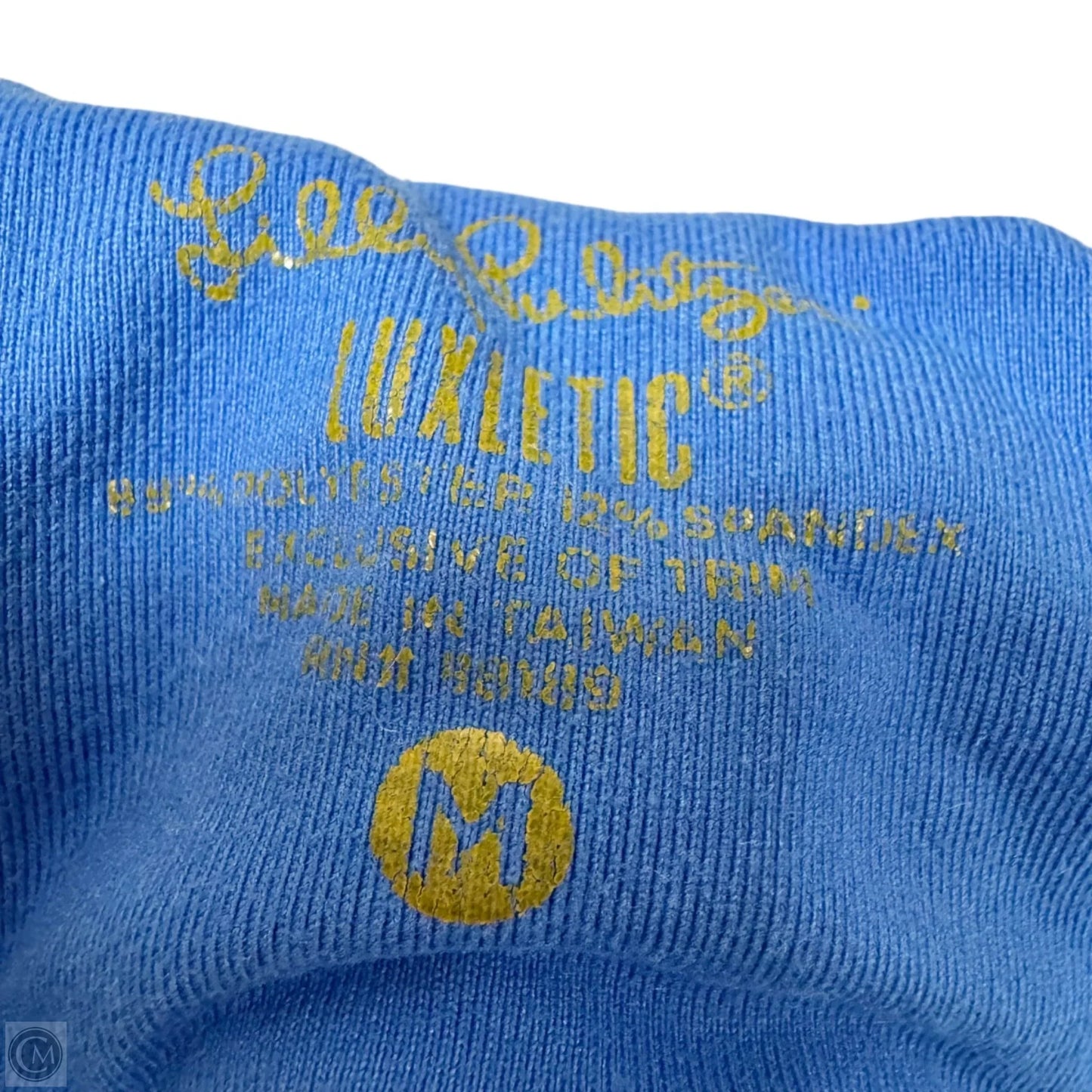 Capris Designer By Lilly Pulitzer In Blue & Green, Size: M