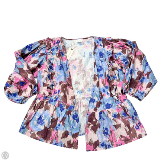 Top 3/4 Sleeve By Anthropologie In Multi-colored, Size: Osfm