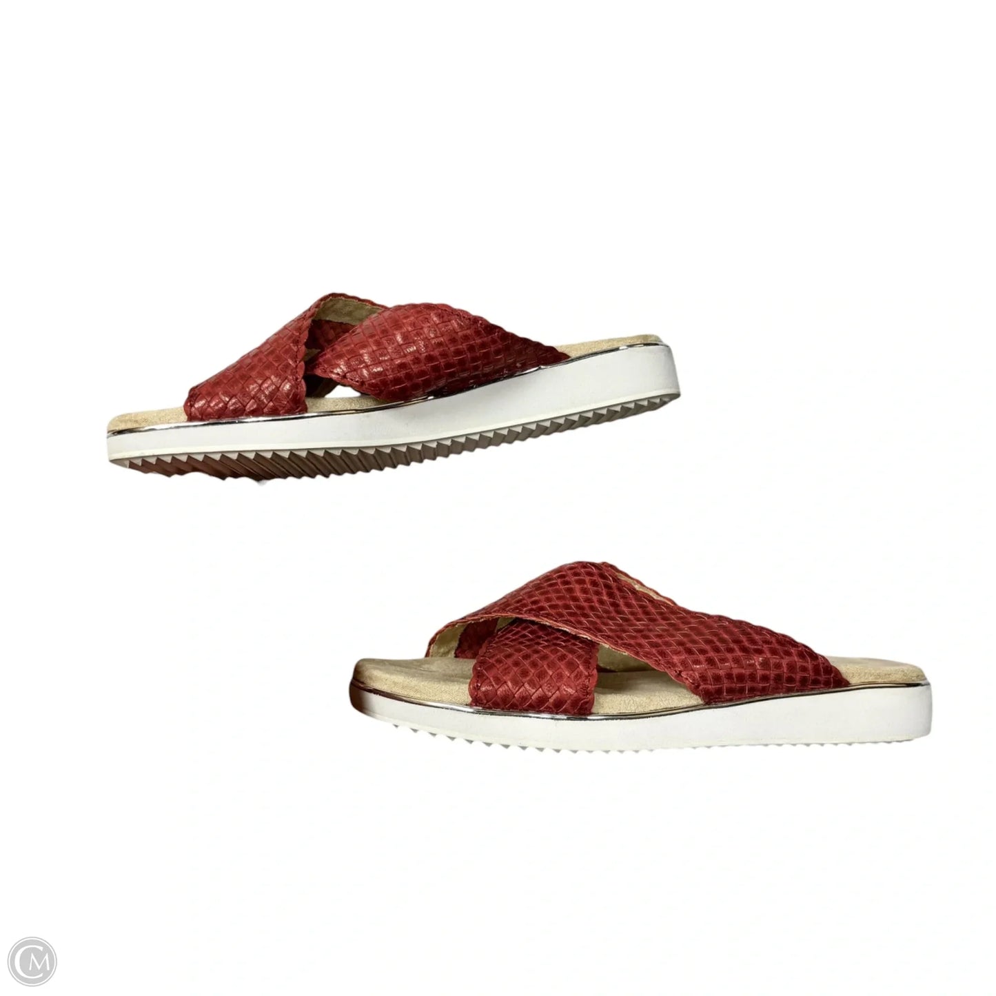 Sandals Flats By Vaneli In Red, Size: 5