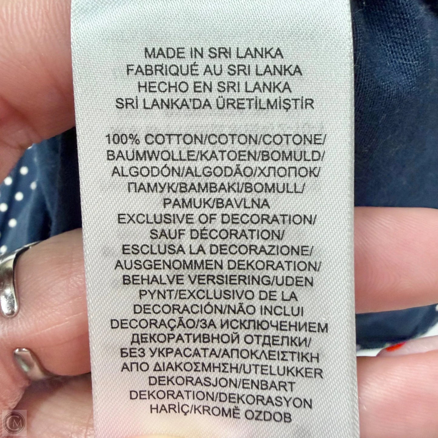 Pajamas 2pc By Lauren By Ralph Lauren In Polkadot Pattern, Size: L