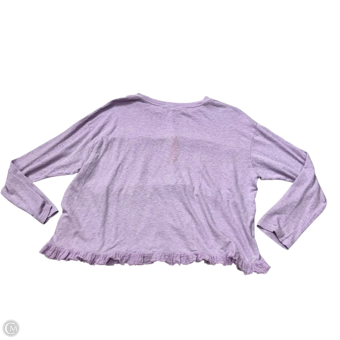 Top Long Sleeve By Sundry In Purple, Size: S