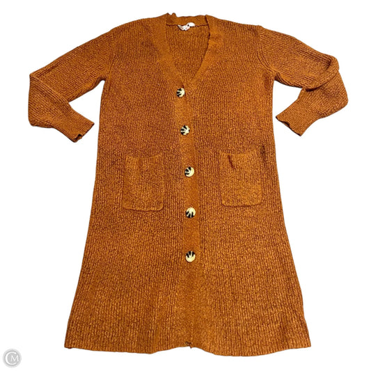 Sweater Cardigan By No Boundaries In Orange, Size: 3x