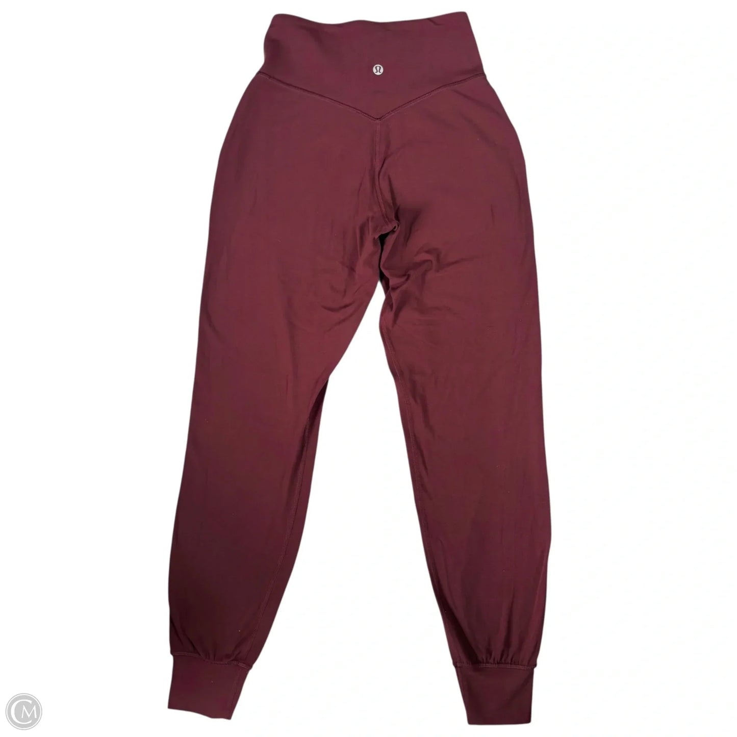Athletic Pants By Lululemon In Maroon, Size: Xs
