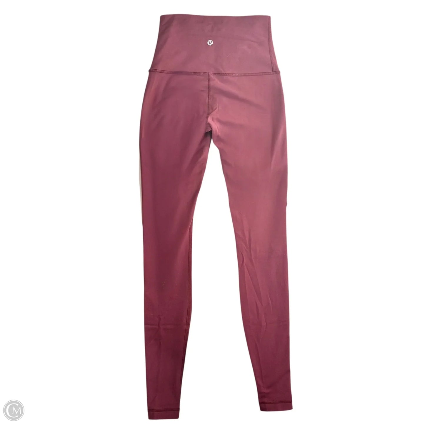 Athletic Leggings By Lululemon In Maroon, Size: S