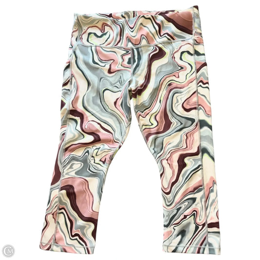 Athletic Leggings Capris By Athleta In Multi-colored, Size: Xl
