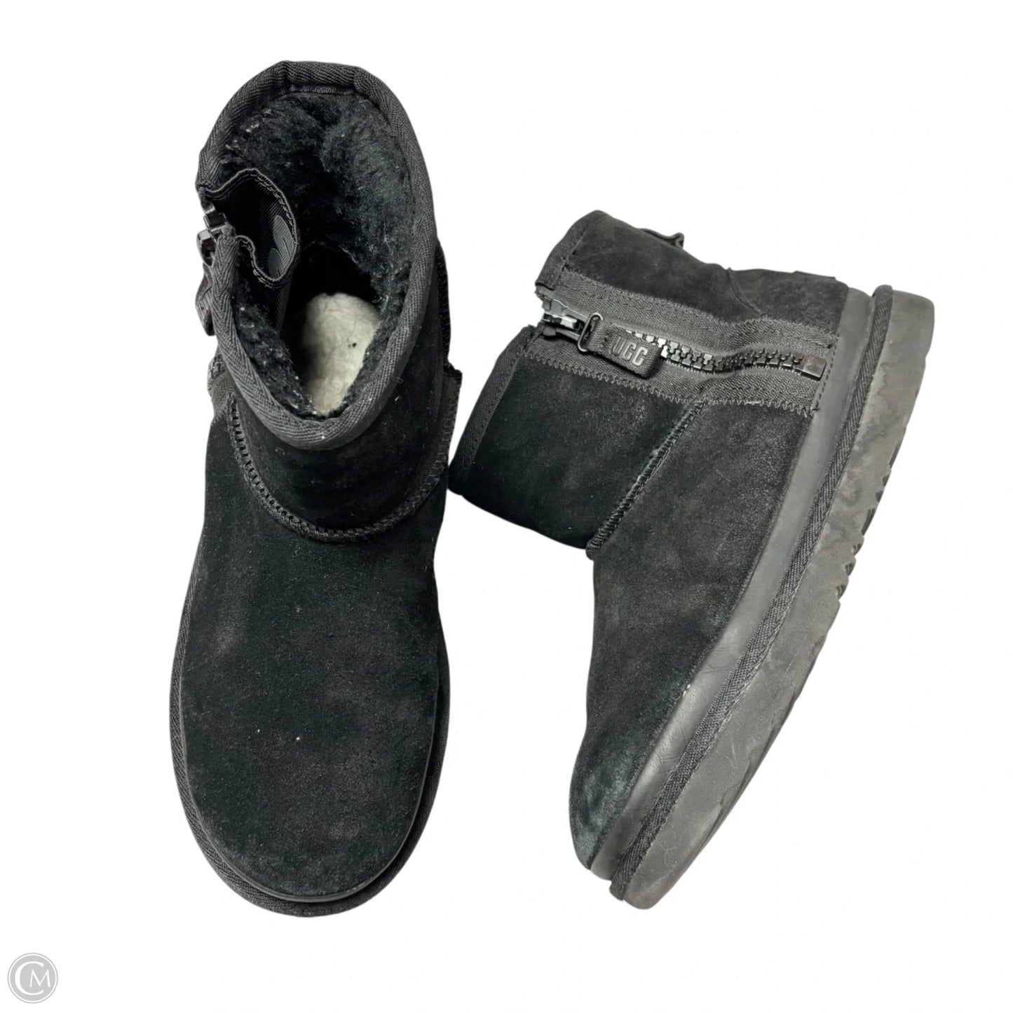 Boots Designer By Ugg In Black, Size: 6