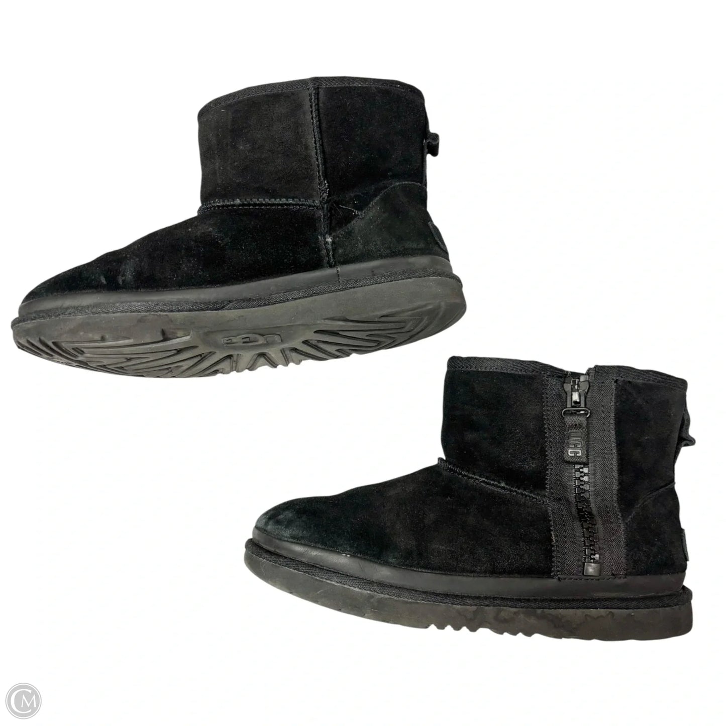 Boots Designer By Ugg In Black, Size: 6