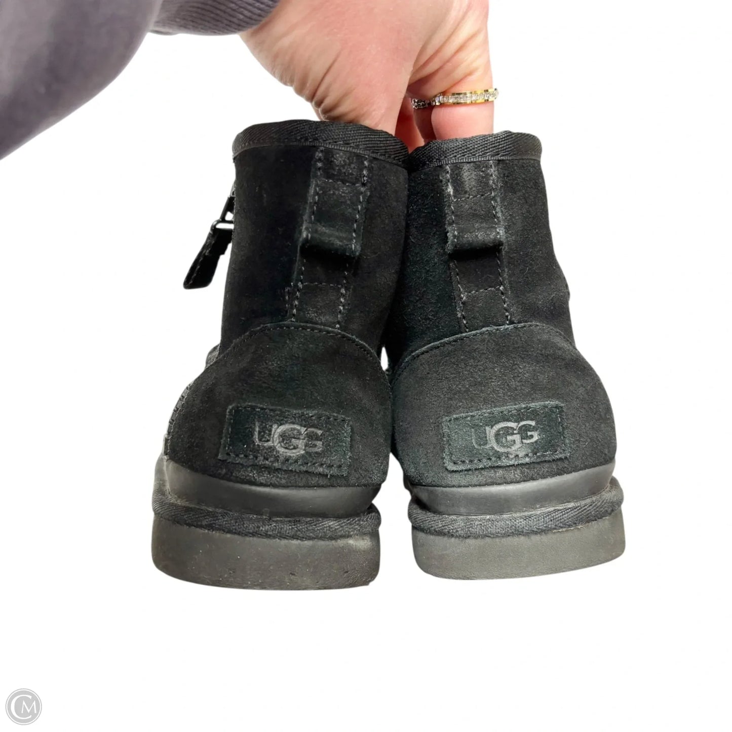 Boots Designer By Ugg In Black, Size: 6