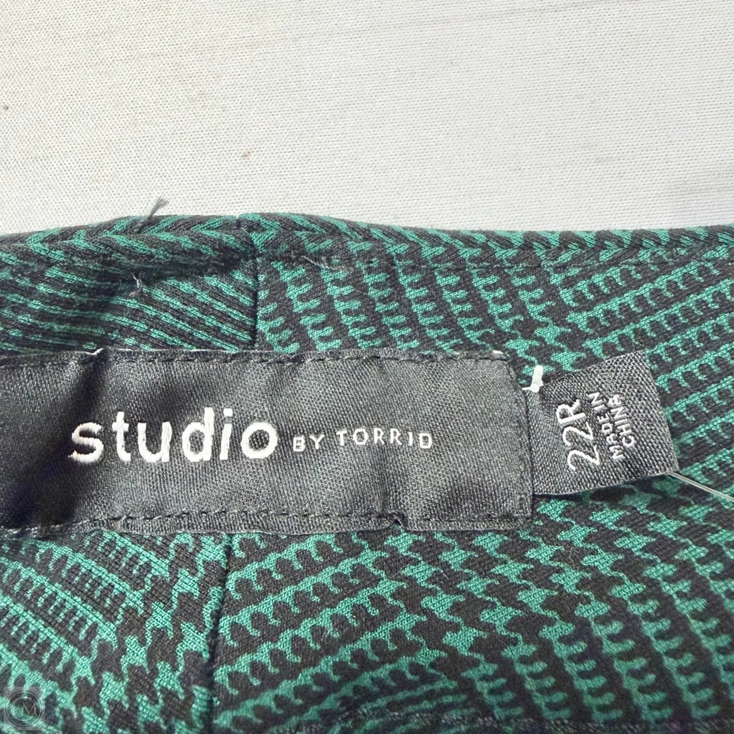 Pants Dress By Torrid In Black & Green, Size: 22