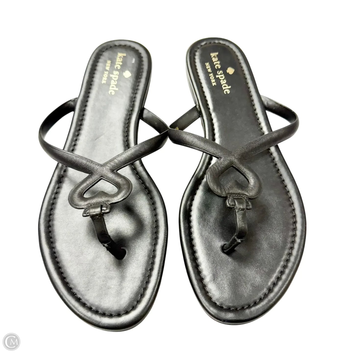Sandals Designer By Kate Spade In Black, Size: 9