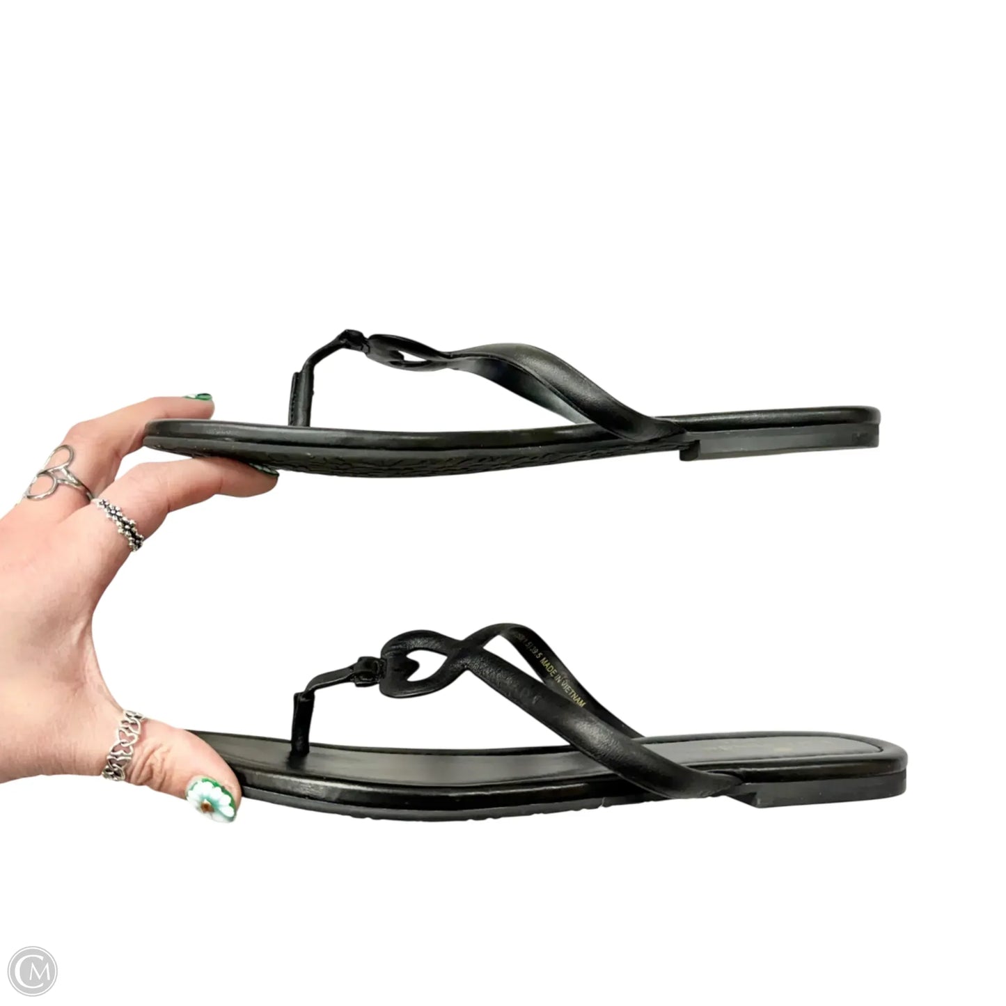 Sandals Designer By Kate Spade In Black, Size: 9