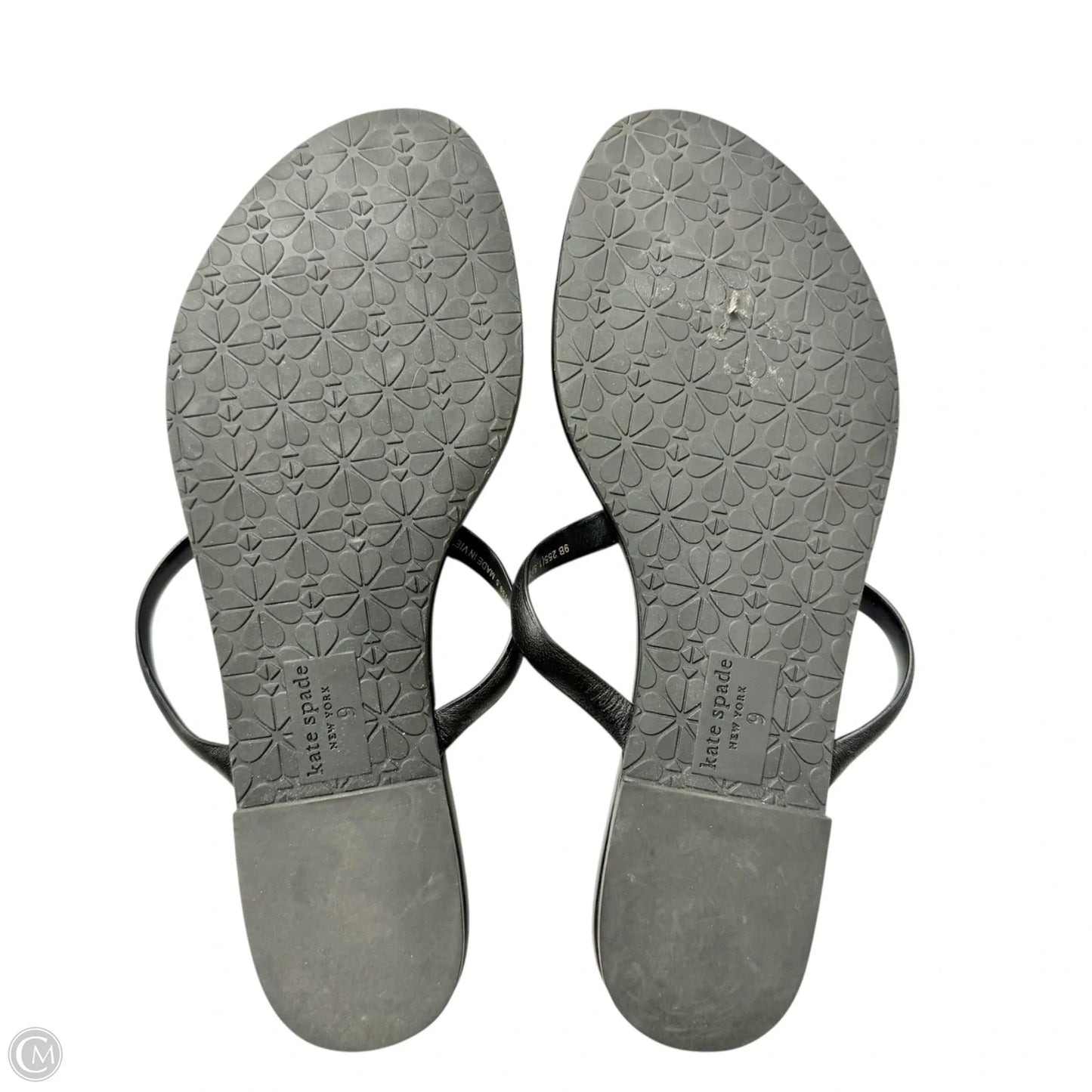 Sandals Designer By Kate Spade In Black, Size: 9
