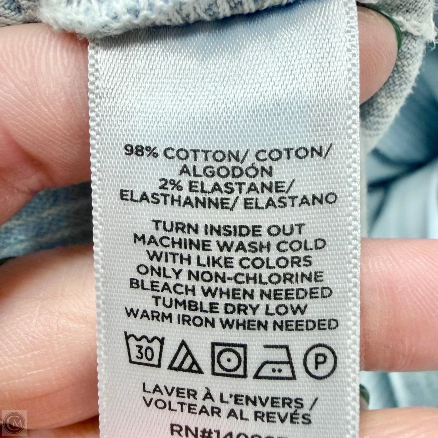 Jacket Denim By Loft In Blue Denim, Size: Xl