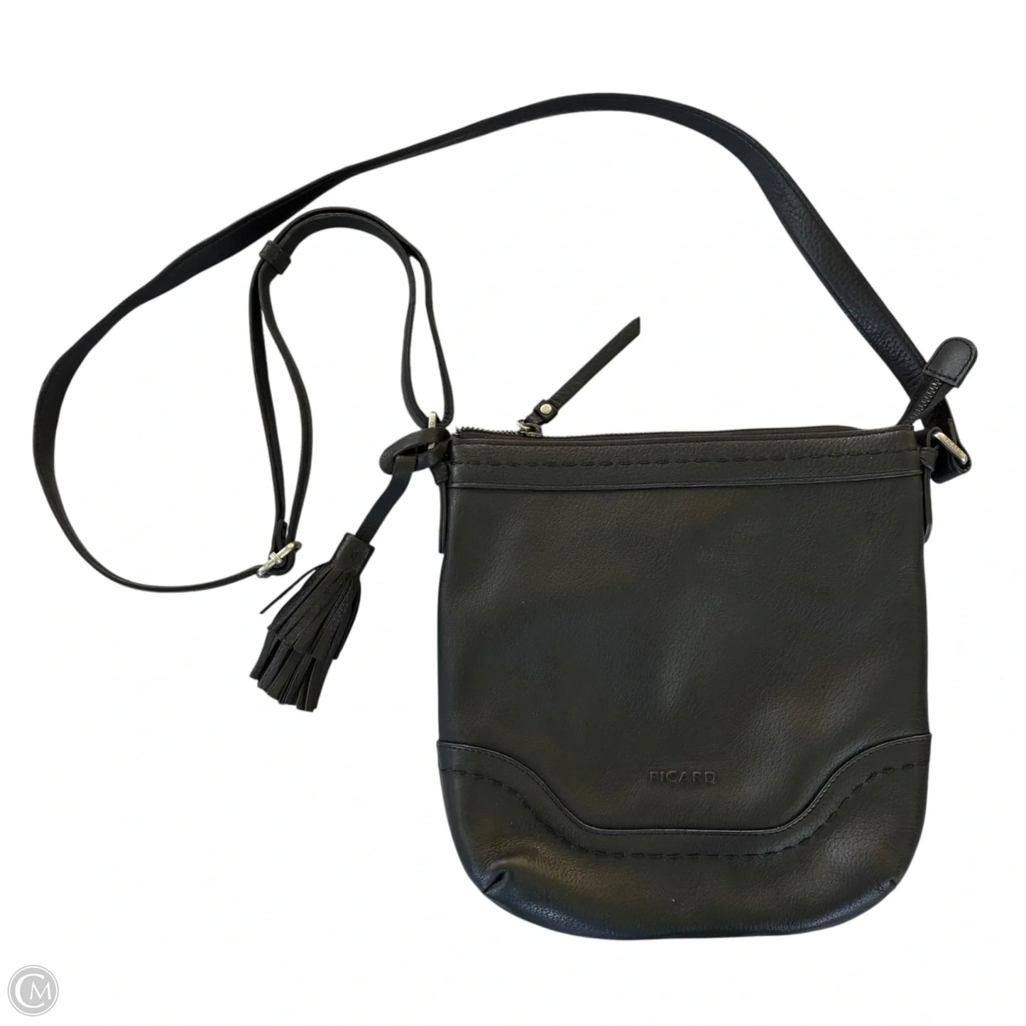 Crossbody Leather By Picard, Size: Small