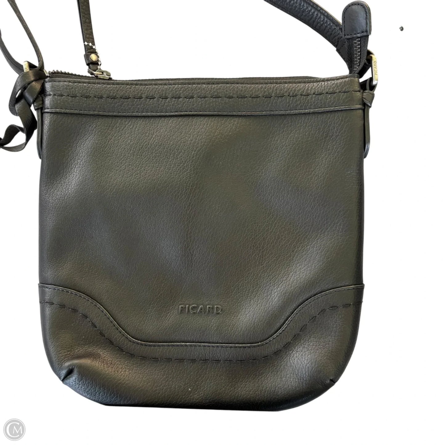 Crossbody Leather By Picard, Size: Small