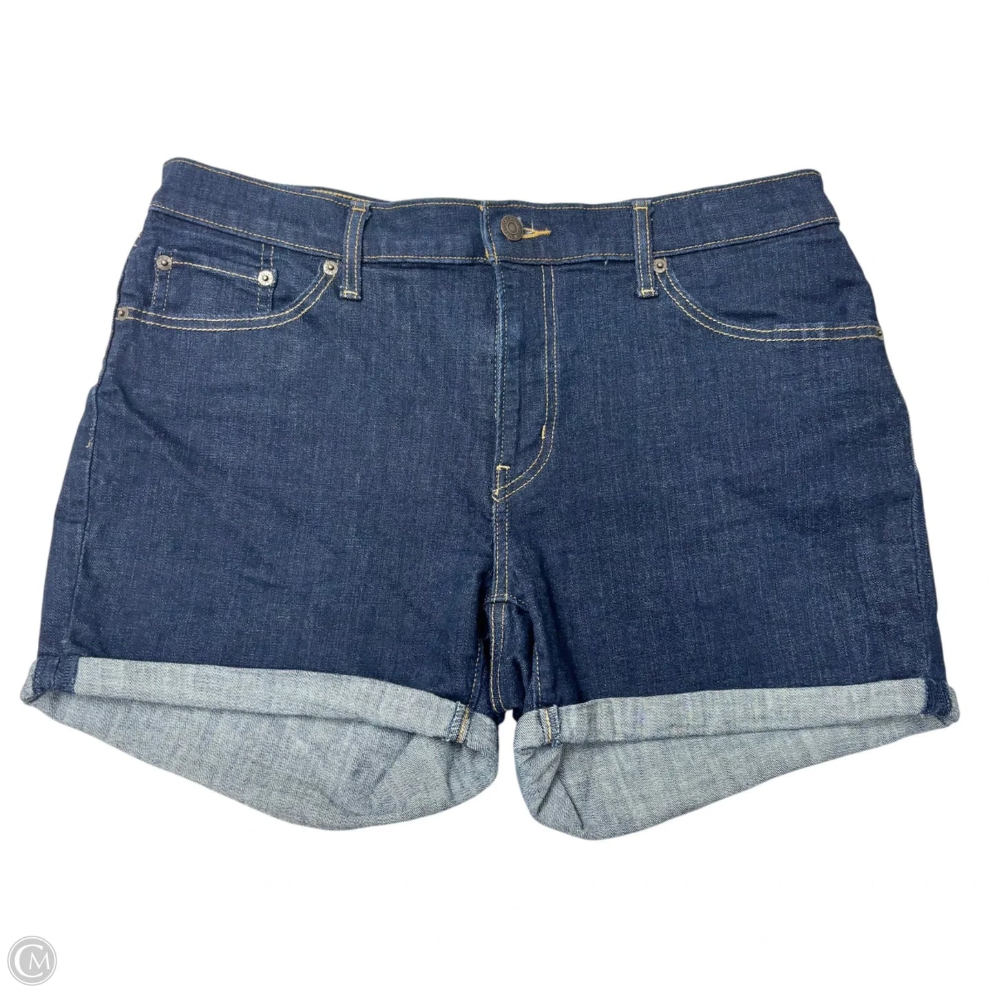 Shorts By Levis In Blue Denim, Size: 14