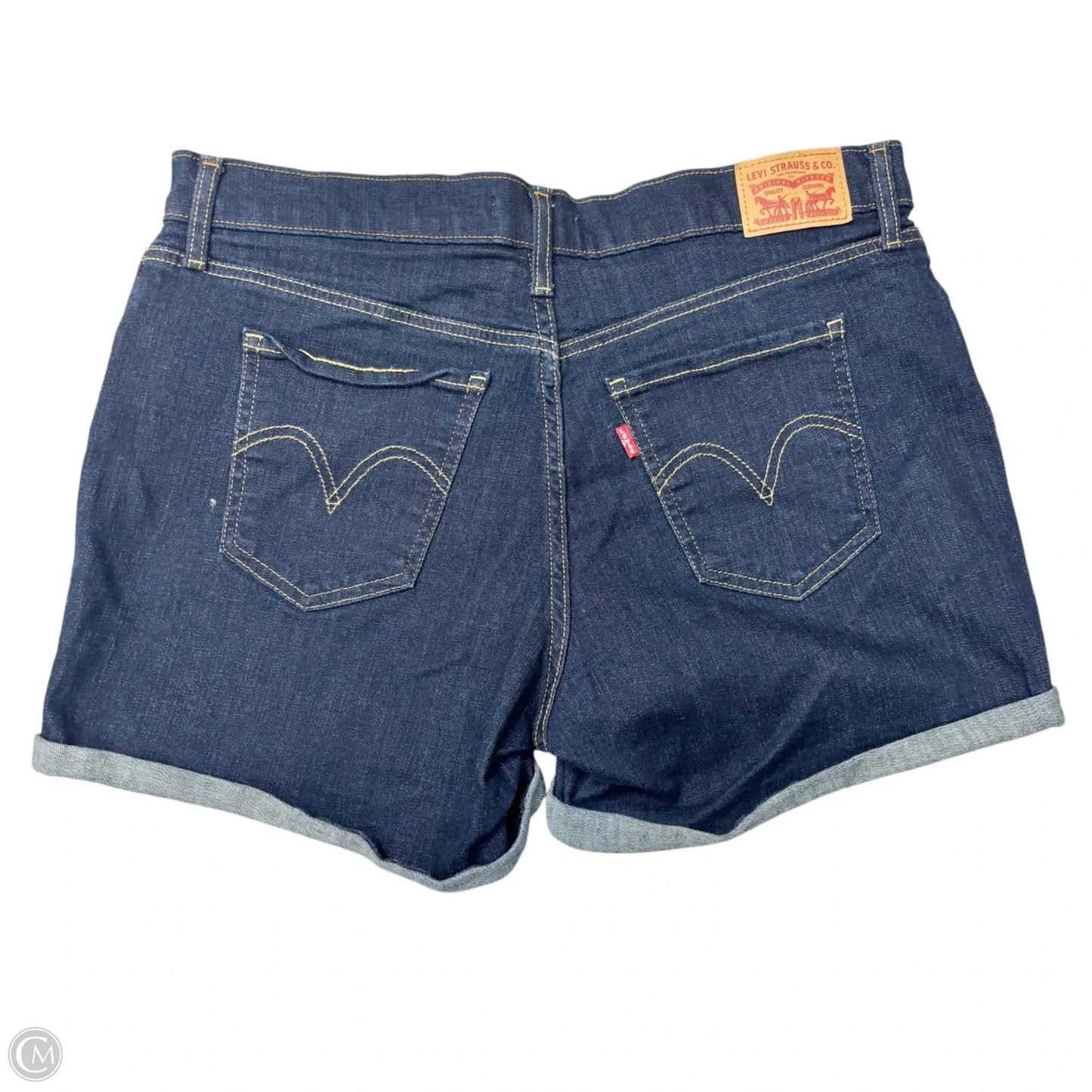 Shorts By Levis In Blue Denim, Size: 14