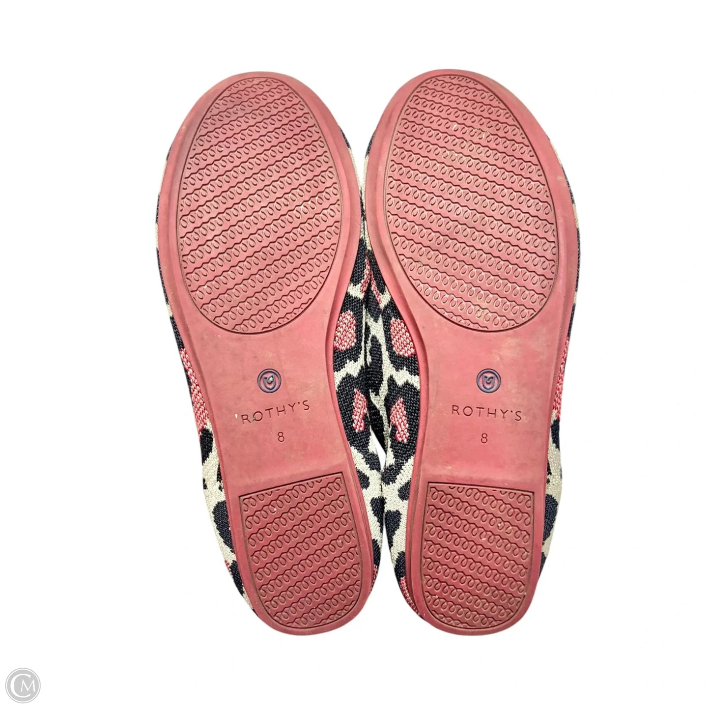 Shoes Flats By Rothys In Leopard Print, Size: 8