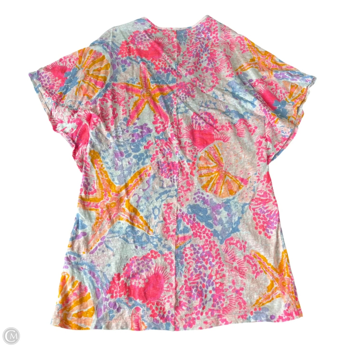 Tunic Designer By Lilly Pulitzer In Orange & Pink, Size: Xs