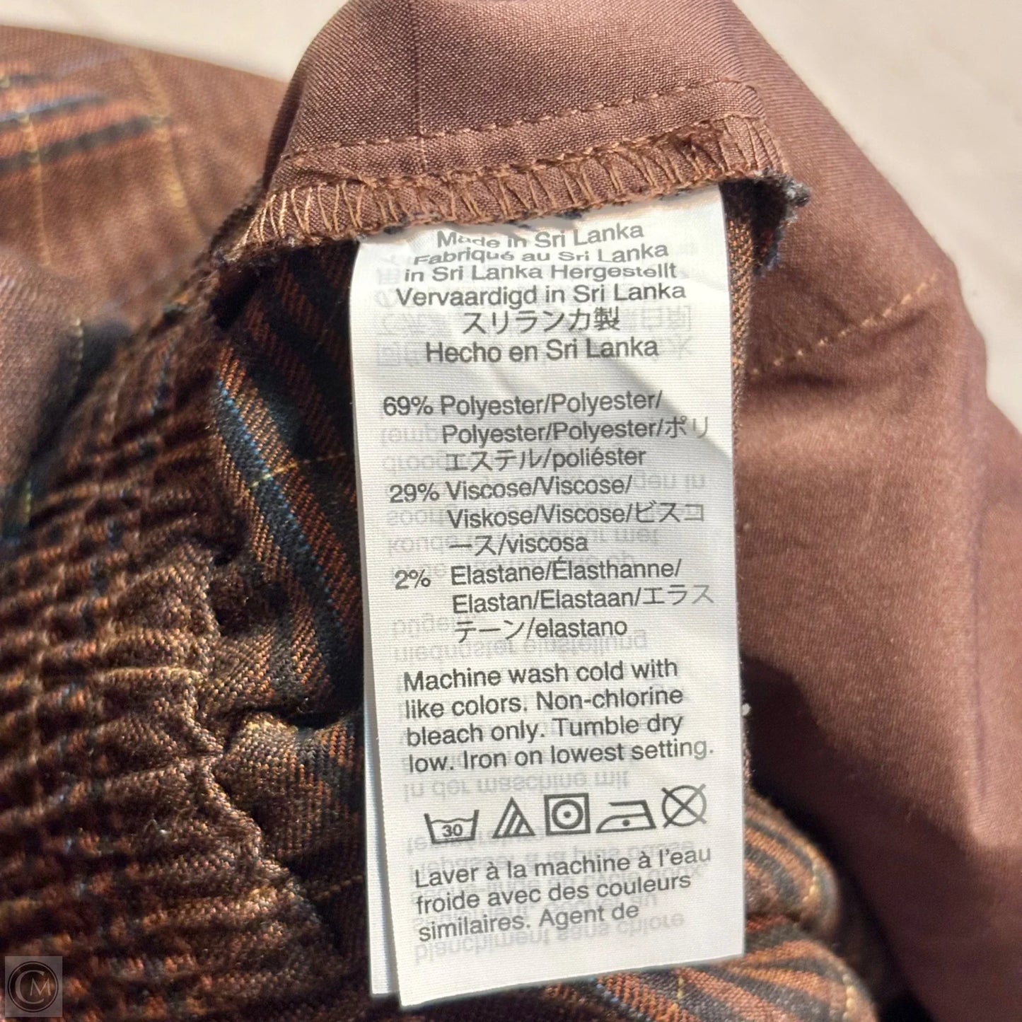 Pants Other By Madewell In Plaid Pattern, Size: Xl