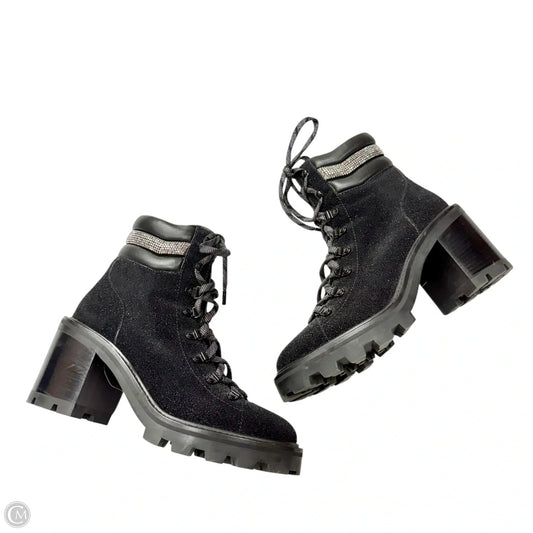 Boots Luxury Designer By Jimmy Choo In Black, Size: 8