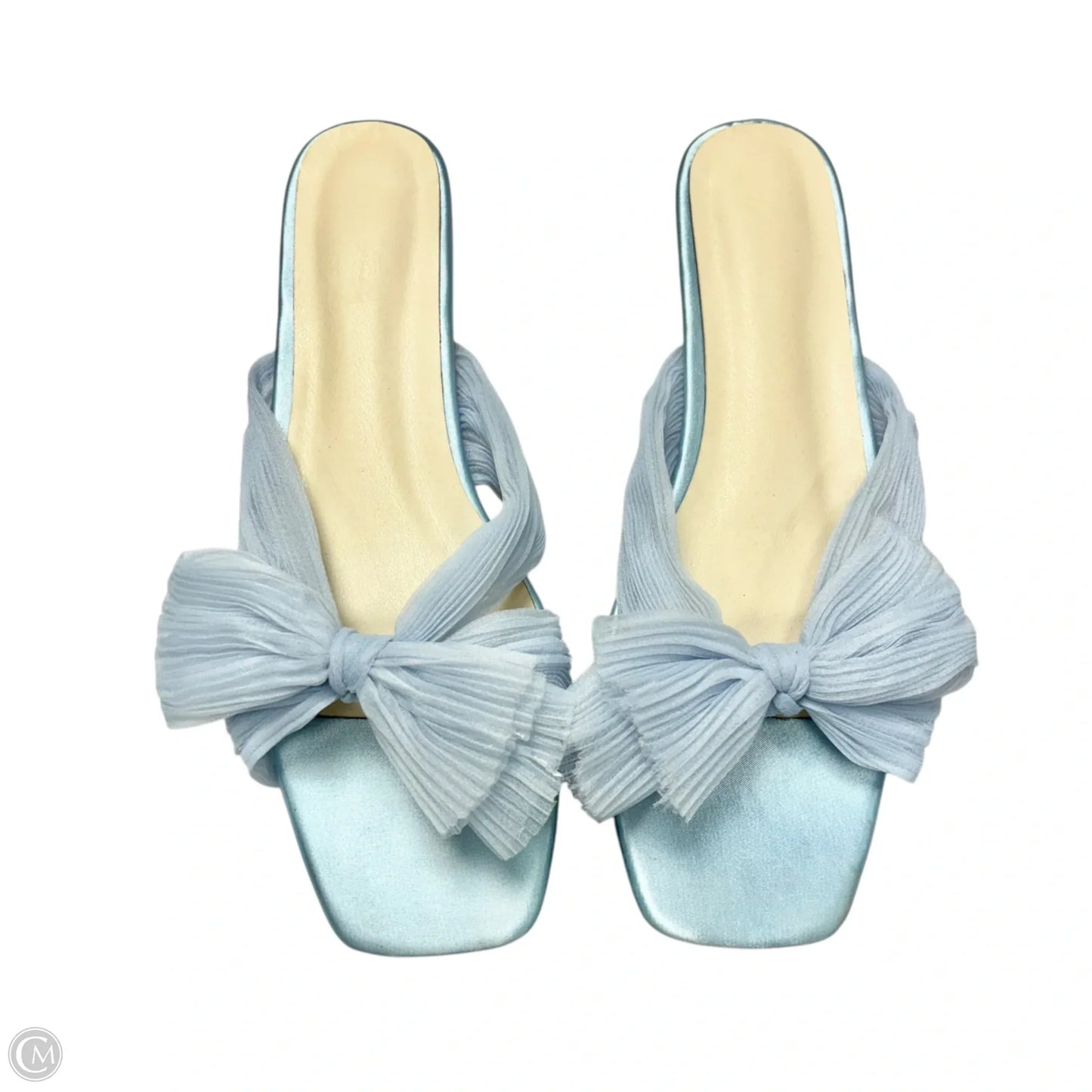 Sandals Flats In Blue, Size: 12