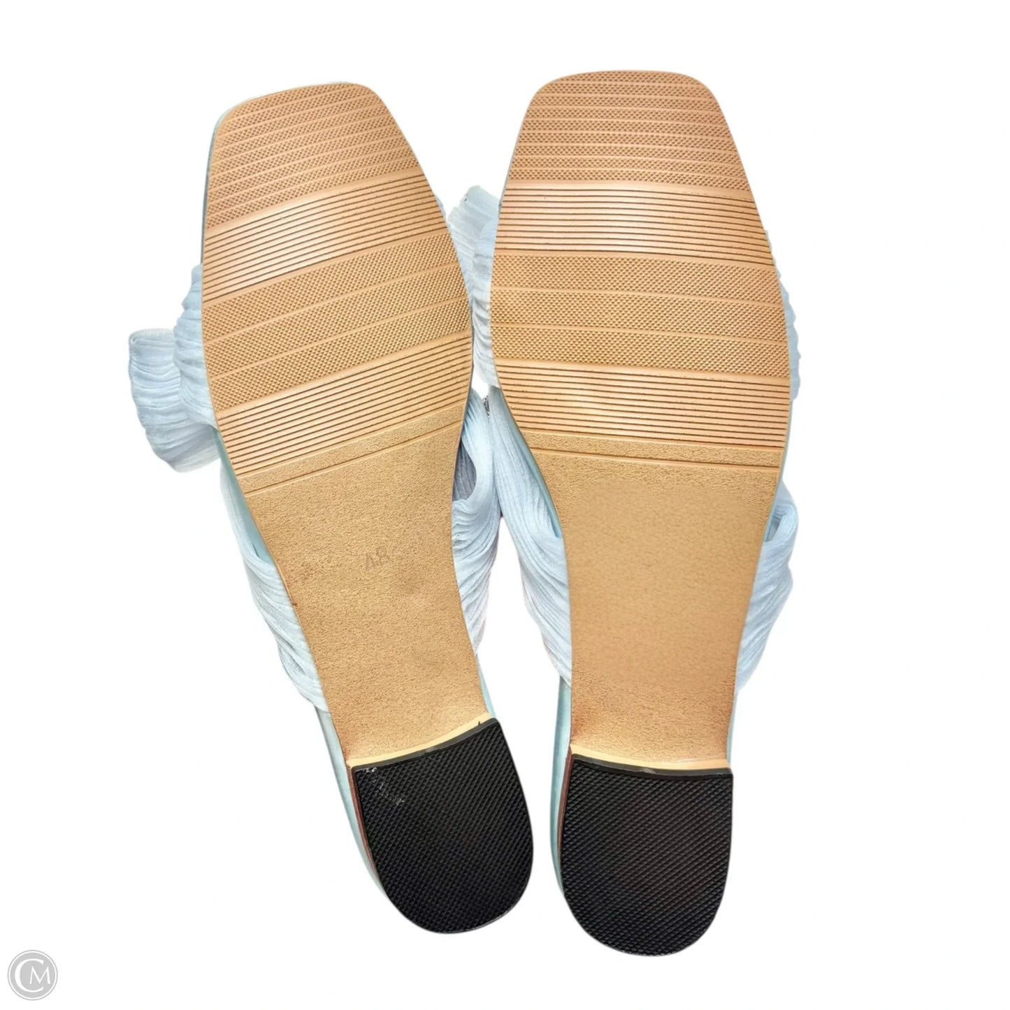 Sandals Flats In Blue, Size: 12