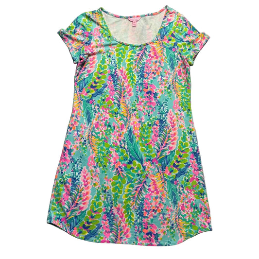 Dress Designer By Lilly Pulitzer In Blue & Green, Size: M