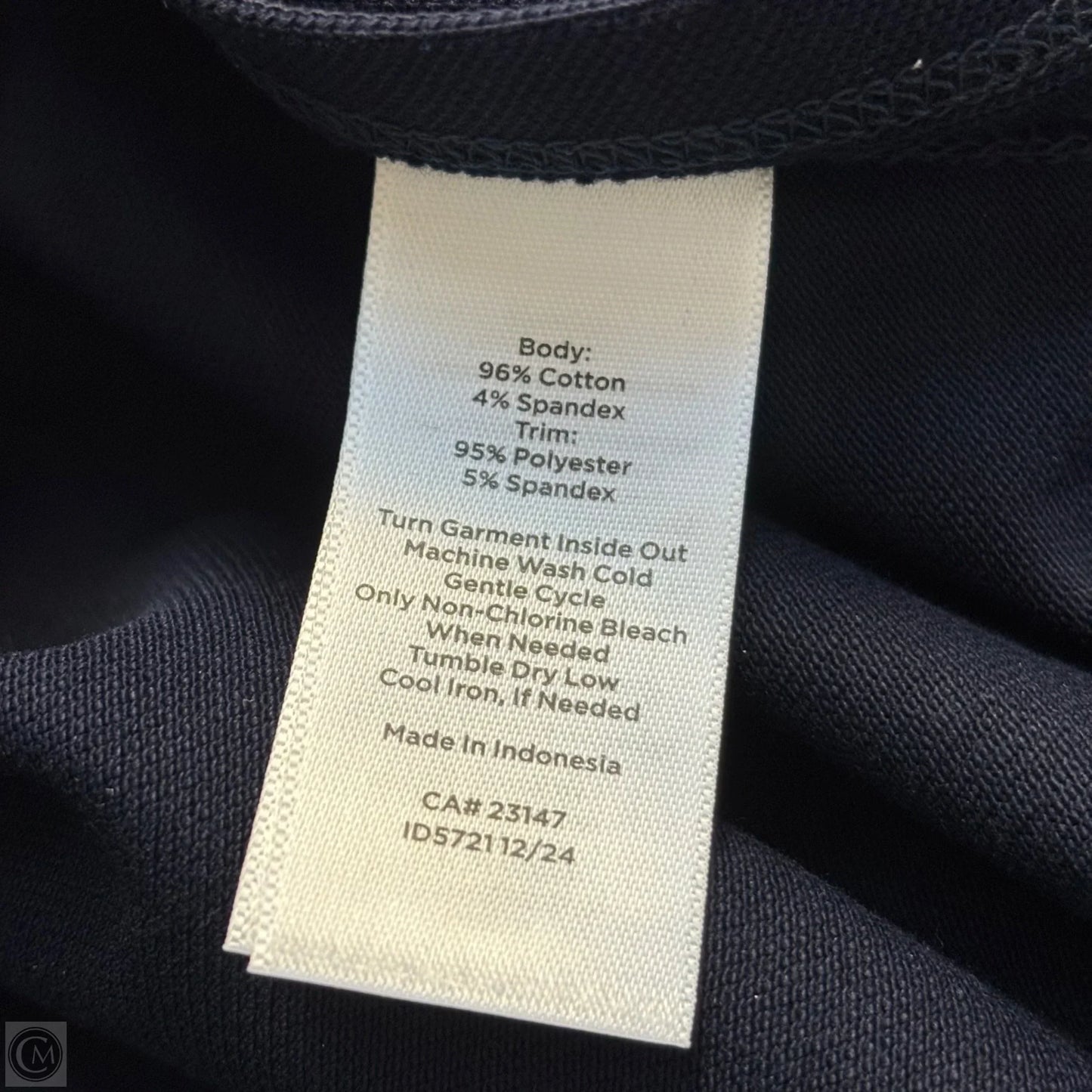 Top Sleeveless By Talbots In Navy, Size: 3x