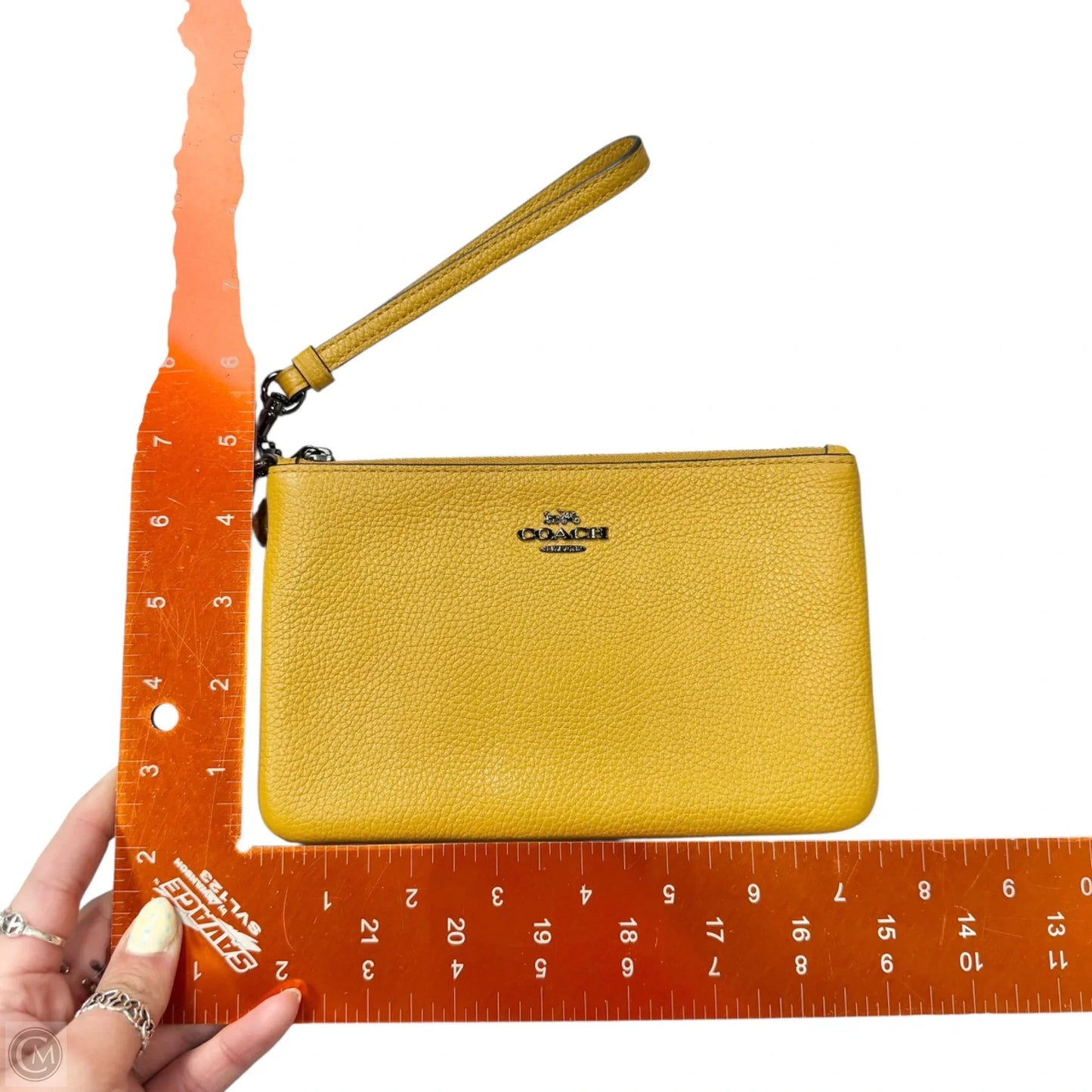 Wristlet Designer By Coach, Size: Medium