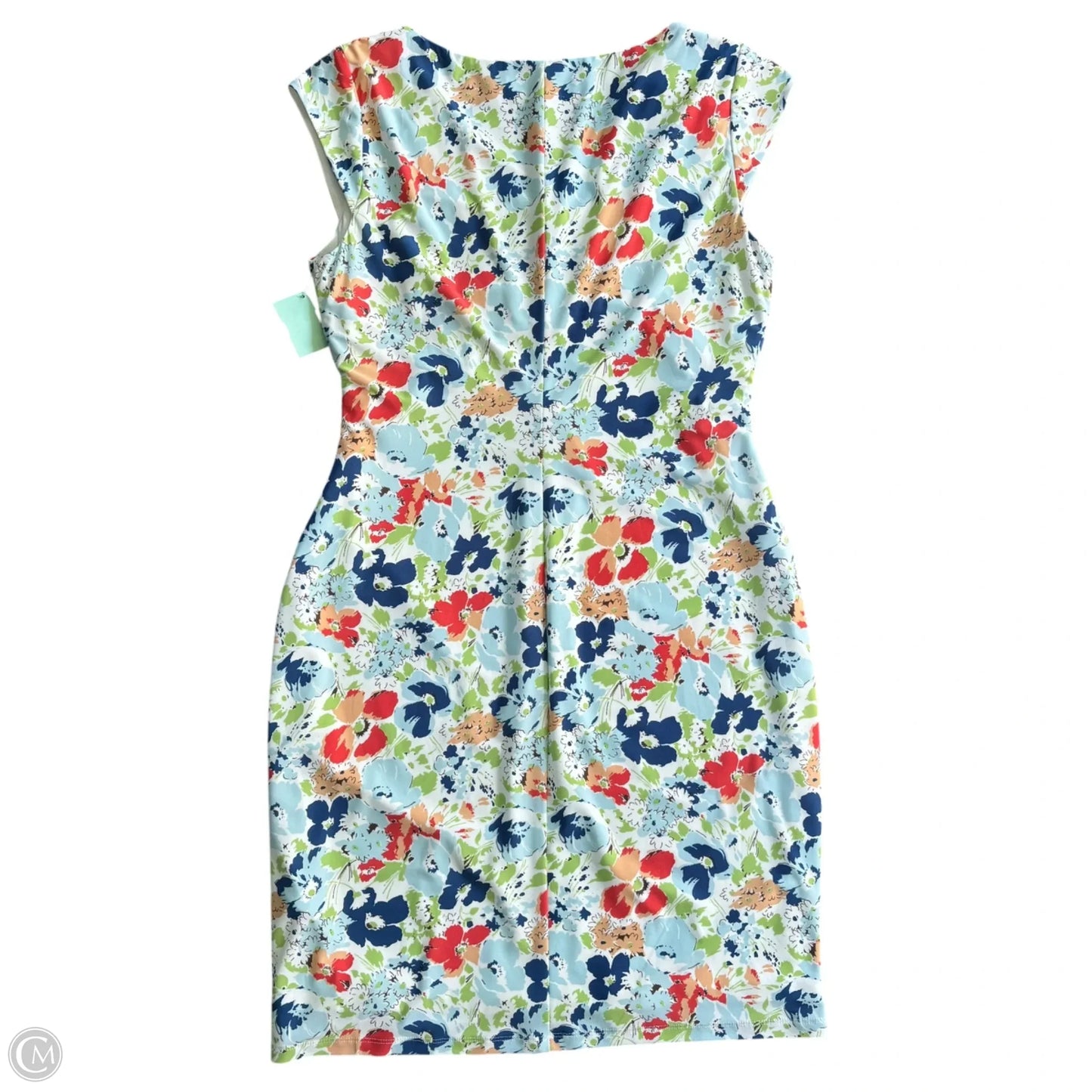 Dress Casual Midi By Lauren By Ralph Lauren In Floral Print, Size: Lp