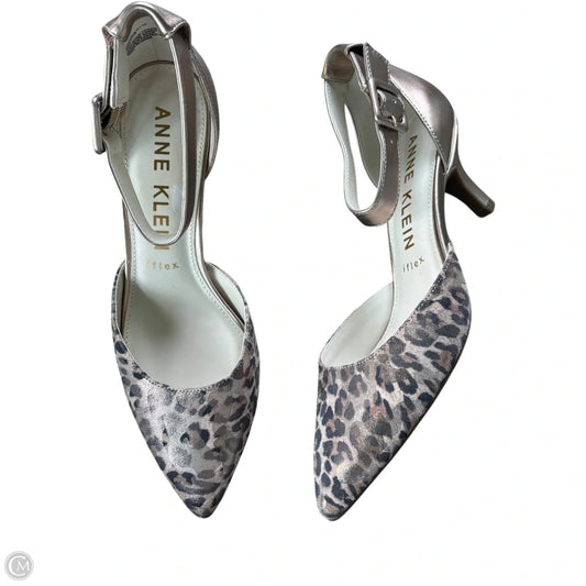 Shoes Heels Kitten By Anne Klein In Leopard Print, Size: 9