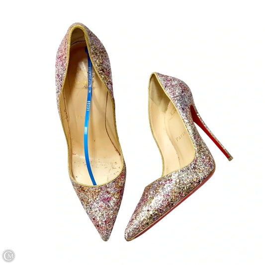Shoes Luxury Designer By Christian Louboutin In Multi-colored, Size: 6.5