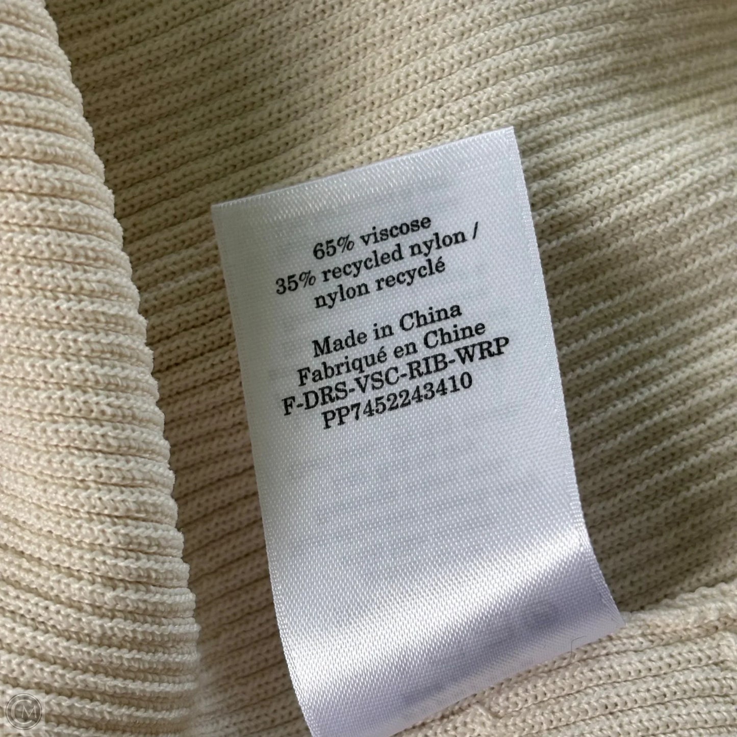 Dress Casual Midi By Everlane In Cream, Size: S