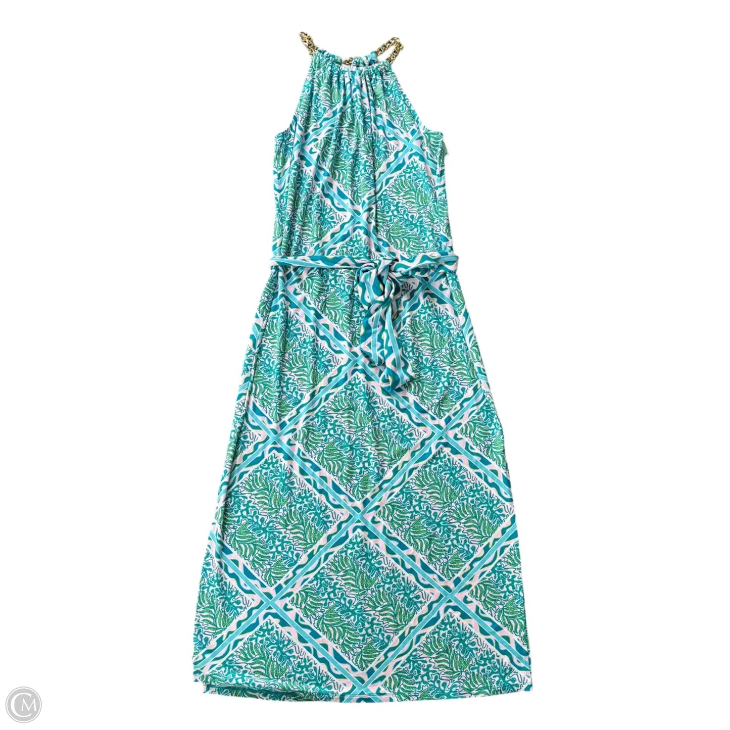 Dress Designer By Lilly Pulitzer In Blue & Pink, Size: S