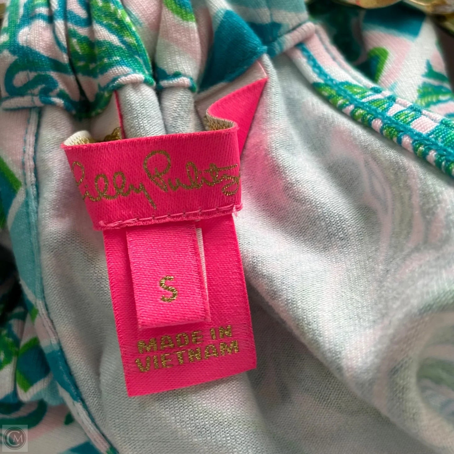 Dress Designer By Lilly Pulitzer In Blue & Pink, Size: S