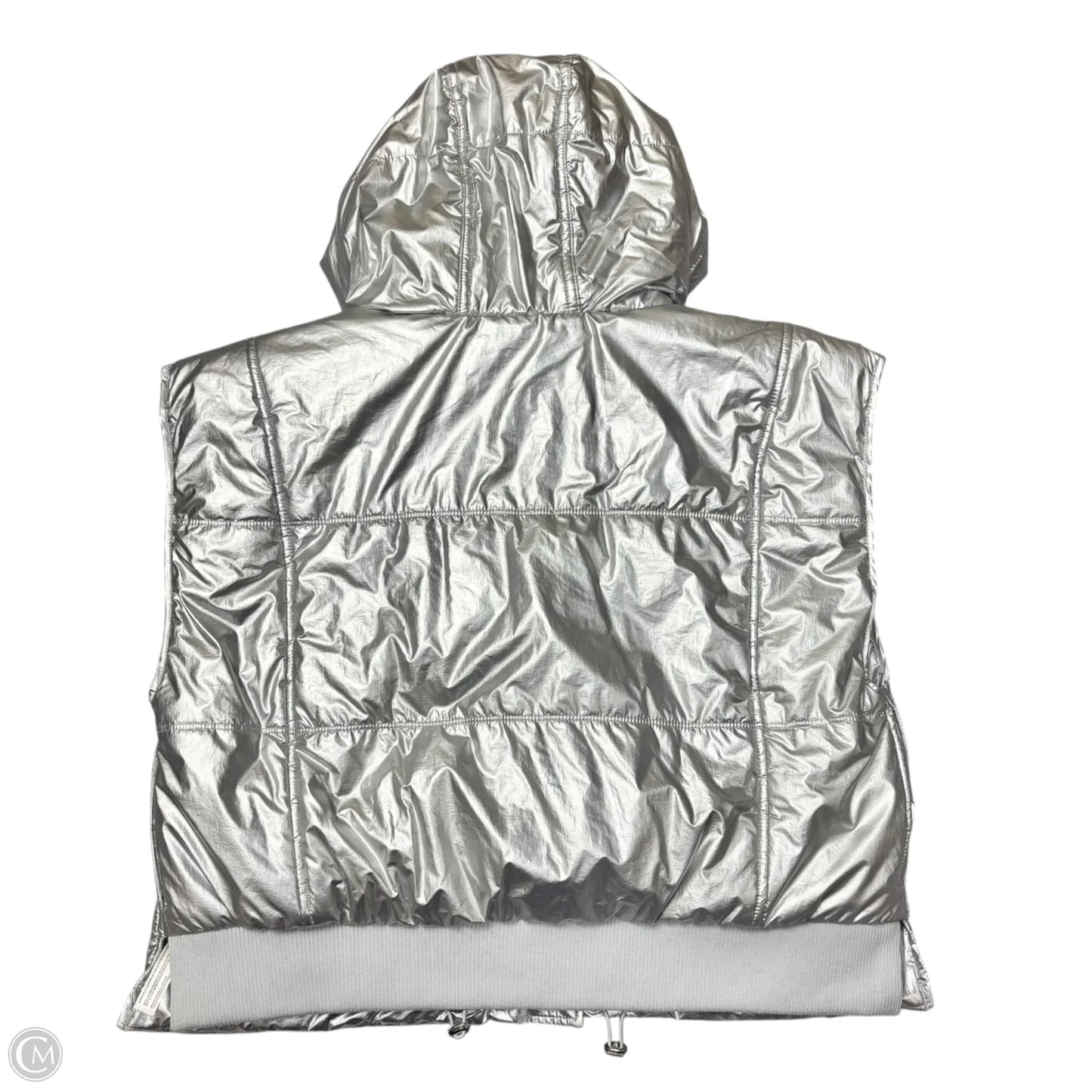 Vest Puffer & Quilted By Daily Practice By Anthropologie In Silver, Size: M
