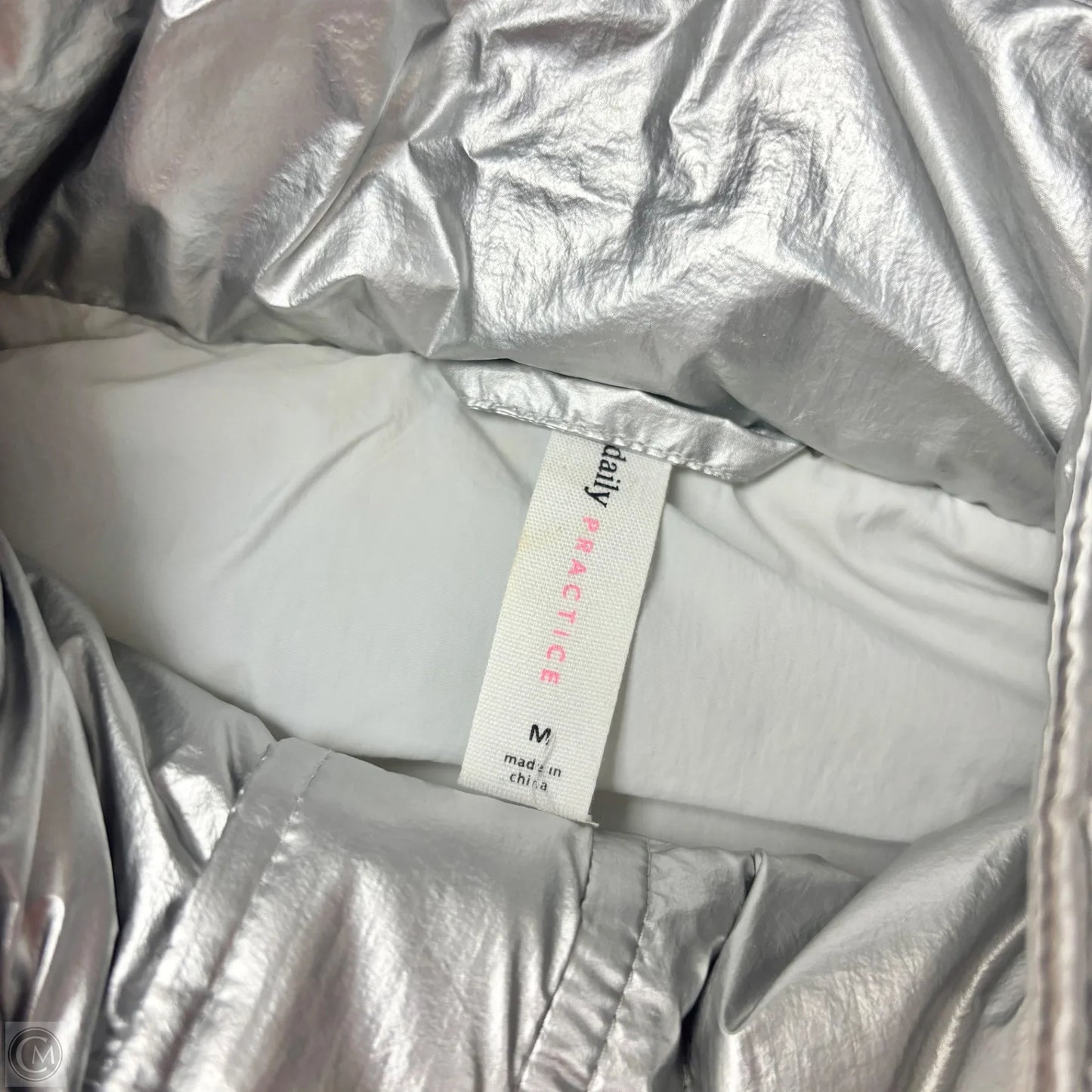Vest Puffer & Quilted By Daily Practice By Anthropologie In Silver, Size: M