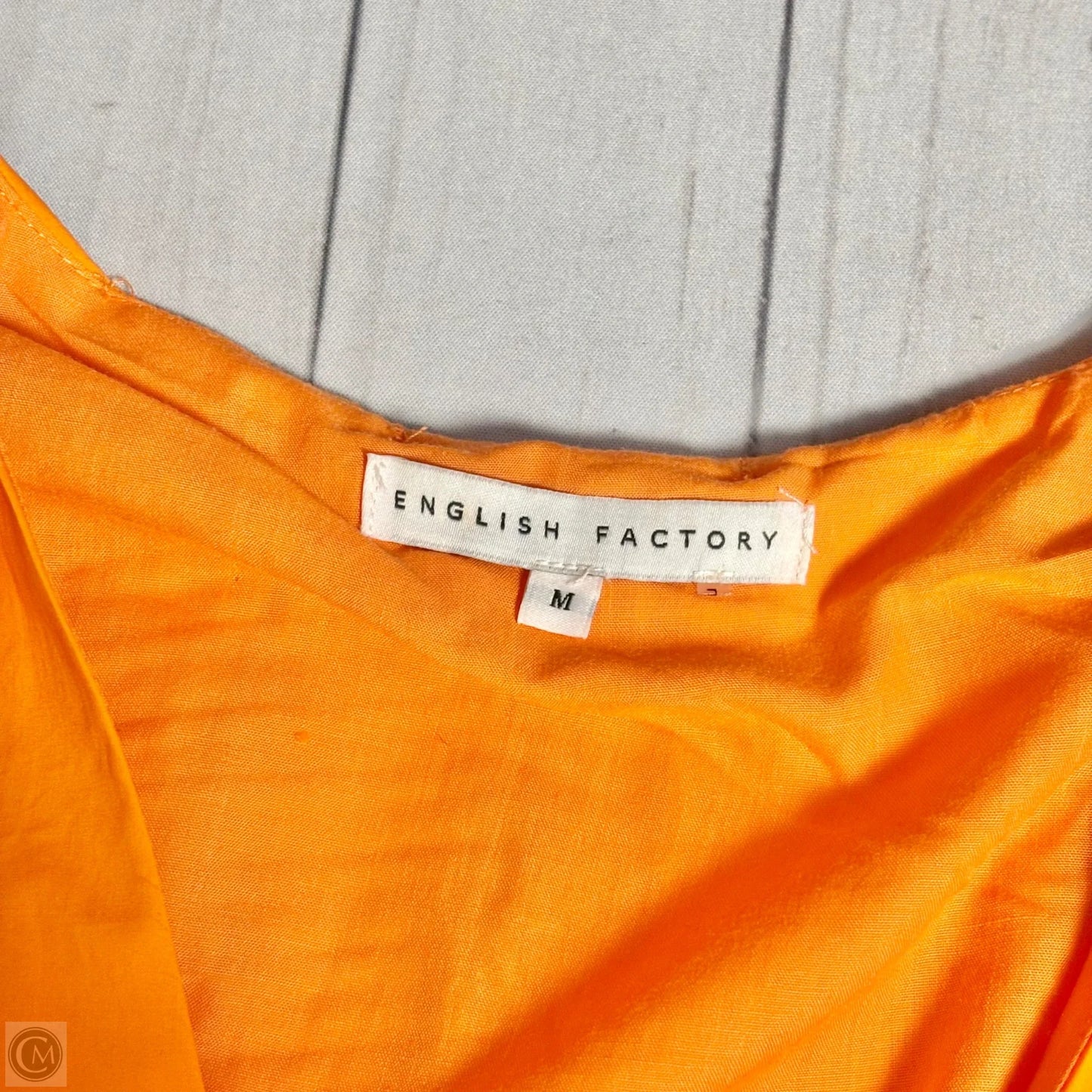 Dress Casual Maxi By English Factory In Orange, Size: M