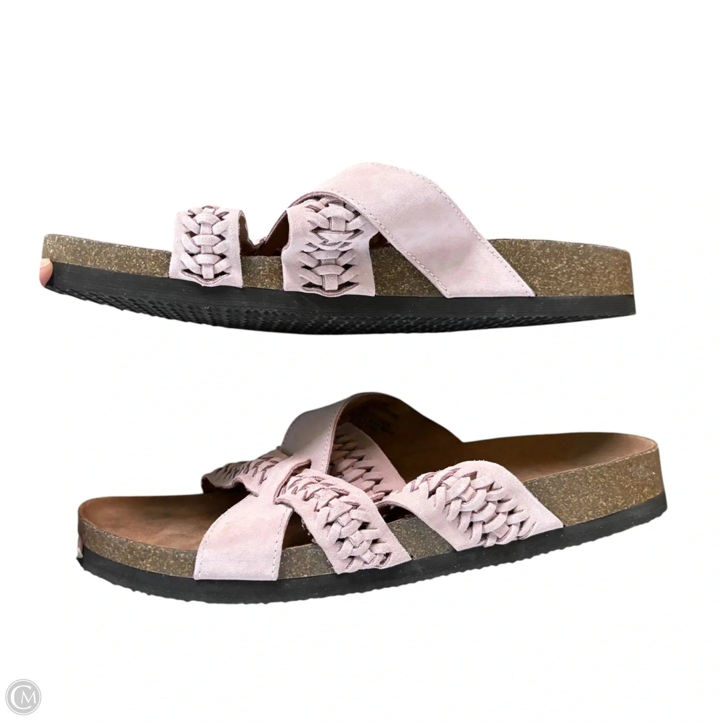 Sandals Flats By White Mountain In Pink, Size: 12