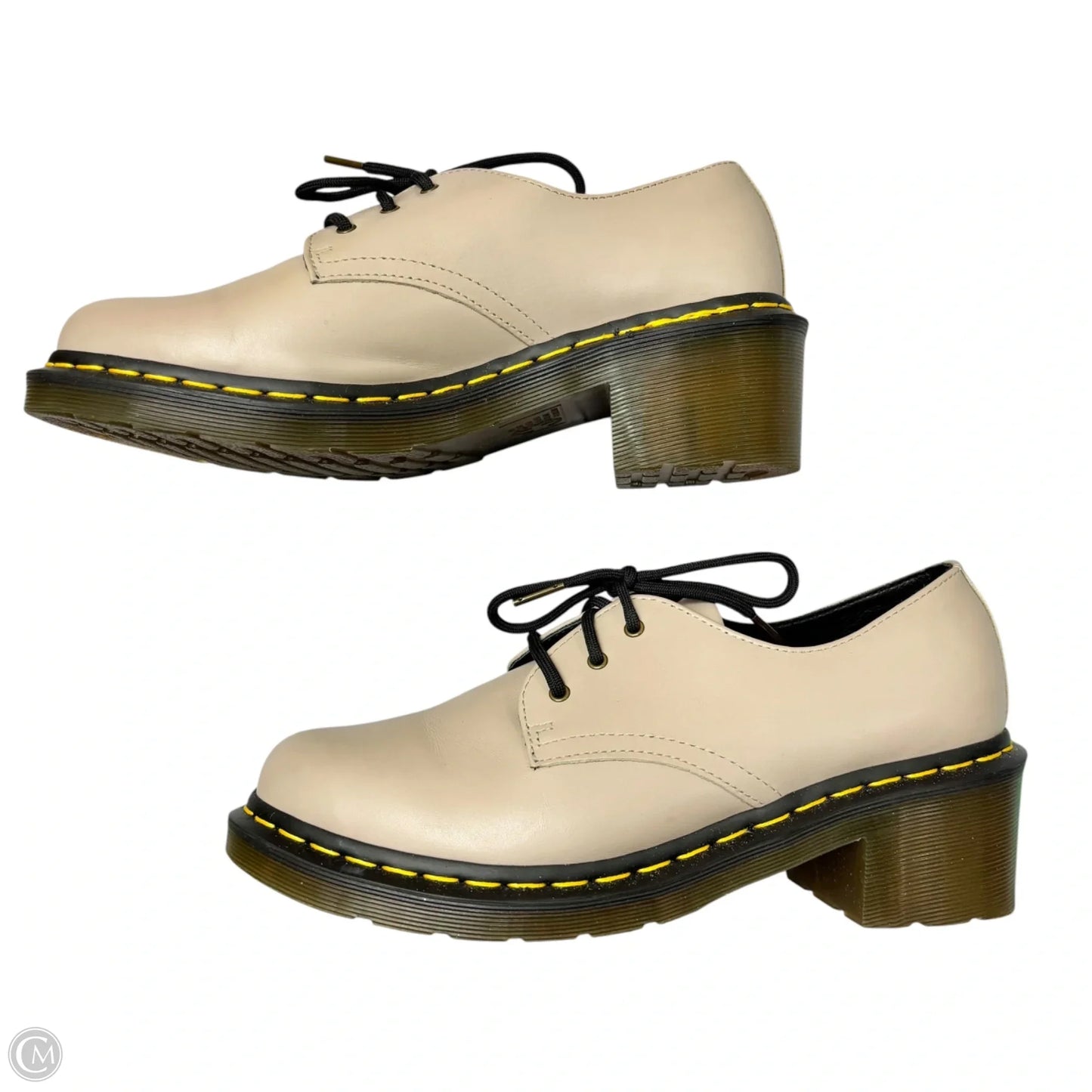Shoes Heels Block By Dr Martens In Tan, Size: 10