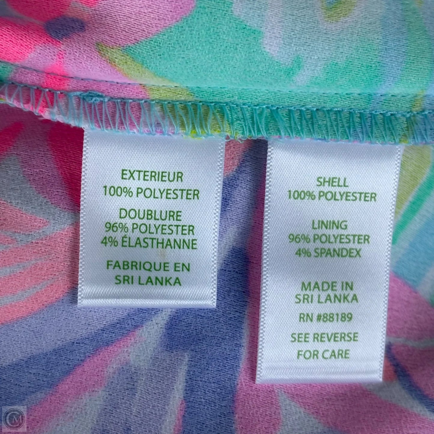 Romper Designer By Lilly Pulitzer In Floral Print, Size: L