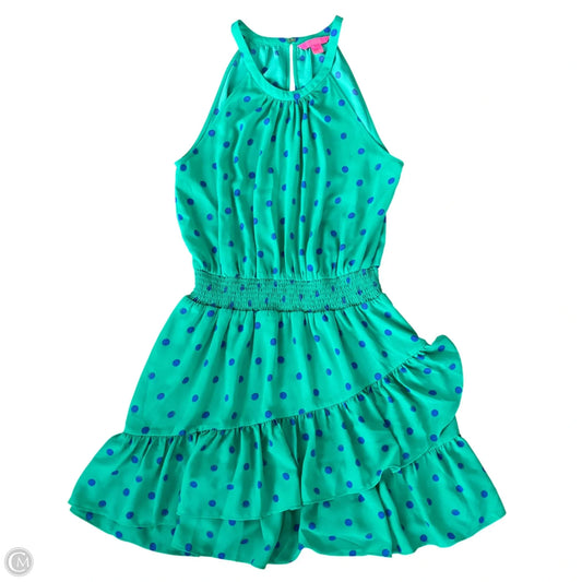 Dress Designer By Lilly Pulitzer In Polkadot Pattern, Size: L