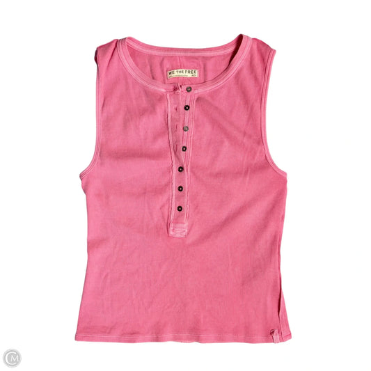 Top Sleeveless By We The Free In Pink, Size: M