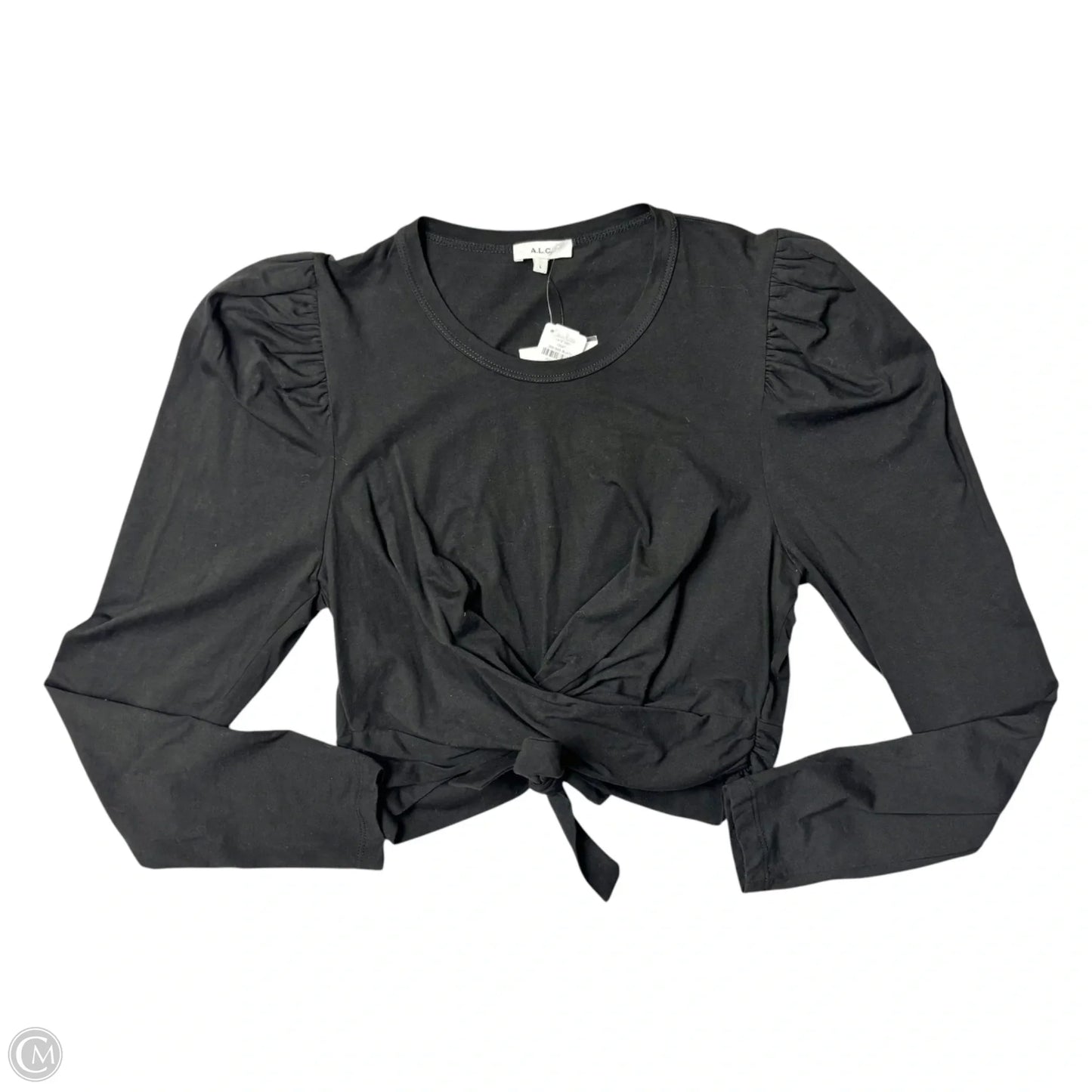 Top Long Sleeve By Alc In Black, Size: L